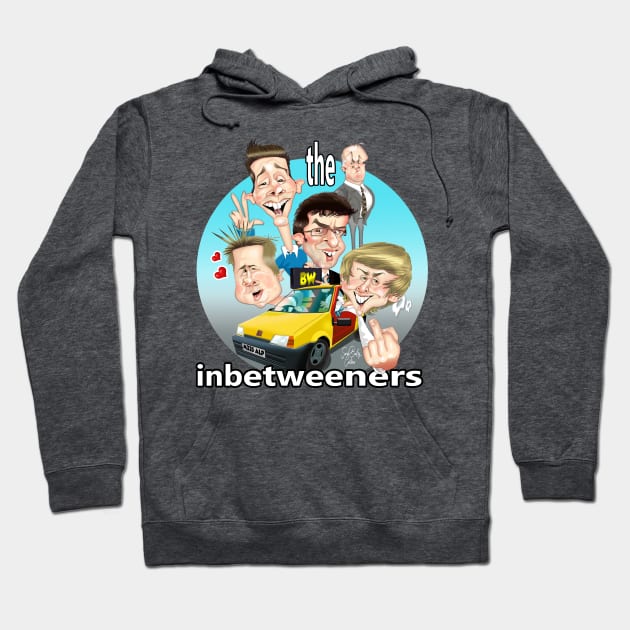 The Inbetweeners Hoodie by Sarah Bailey TV Cartoons